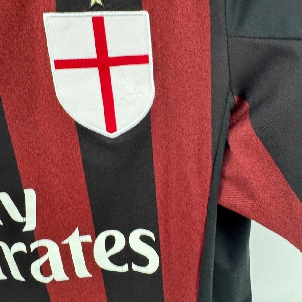 adidas AC Milan Fly Emirates ClimaCool Soccer Jersey Red Black Size M (US) - Picture 5 of 12